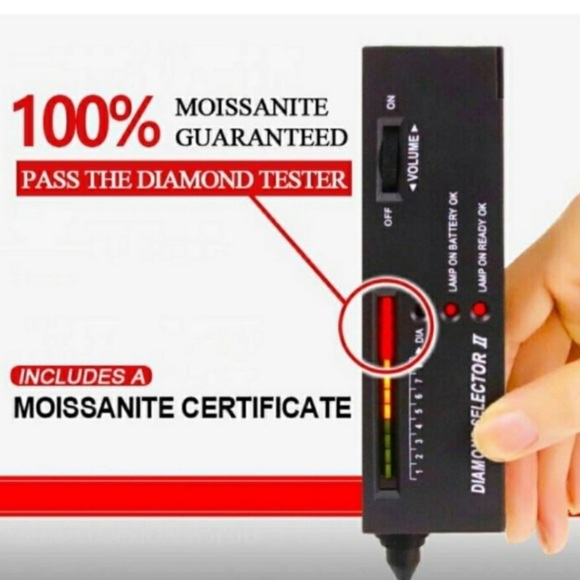 1ct t.w. Certified Yellow Moissanite Brilliant Round Diamond Ring NEW - Picture 2 of 4